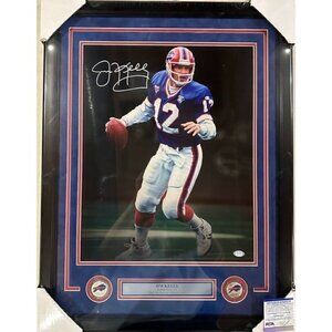 Jim Kelly signed autographed Buffalo Bills 16x20 Framed Photo PSA